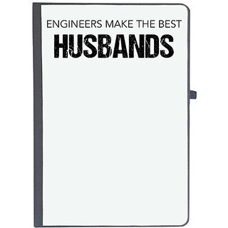                       UDNAG Ruled Notebook Diary 'Engineer | Engineer make the best Husbands', [A5 80Pages 80GSM]                                              