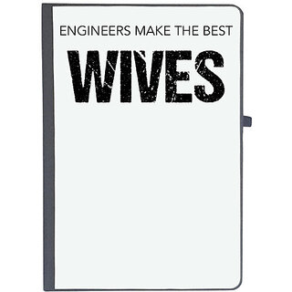                       UDNAG Ruled Notebook Diary 'Engineer | Engineer make the best Wives', [A5 80Pages 80GSM]                                              