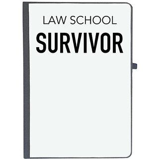                       UDNAG Ruled Notebook Diary 'Lawyer | Law school Survivor', [A5 80Pages 80GSM]                                              