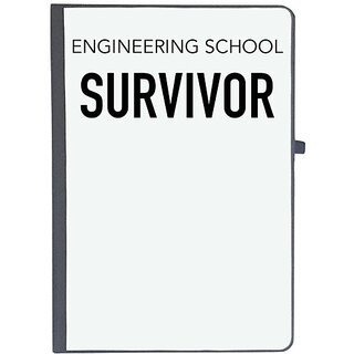                       UDNAG Ruled Notebook Diary 'Engineer | Engineering school Survivor', [A5 80Pages 80GSM]                                              