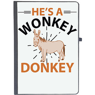                       UDNAG Ruled Notebook Diary 'Donkey | he's a wonky donkey', [A5 80Pages 80GSM]                                              