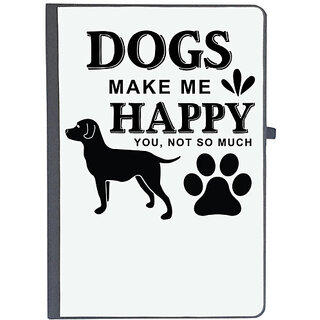                       UDNAG Ruled Notebook Diary 'Dogs | Dogs Make Me Happy', [A5 80Pages 80GSM]                                              