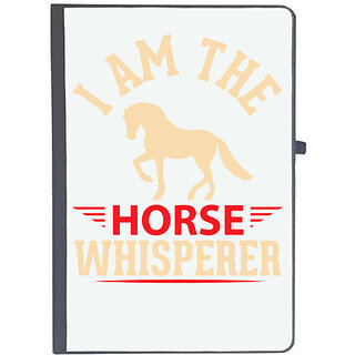                       UDNAG Ruled Notebook Diary 'Horse | i am the horse whisperer', [A5 80Pages 80GSM]                                              