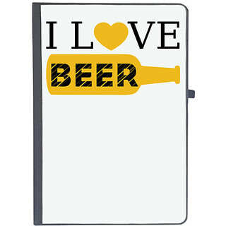                       UDNAG Ruled Notebook Diary 'Beer | I Love Beer1', [A5 80Pages 80GSM]                                              