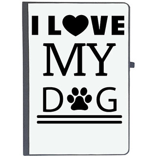                       UDNAG Ruled Notebook Diary 'Dogs | Love My Dog', [A5 80Pages 80GSM]                                              