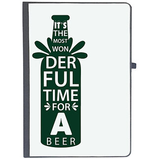                       UDNAG Ruled Notebook Diary 'Beer | It's the most wonderful', [A5 80Pages 80GSM]                                              