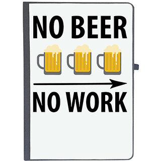                      UDNAG Ruled Notebook Diary 'Beer | No Beer No Work', [A5 80Pages 80GSM]                                              