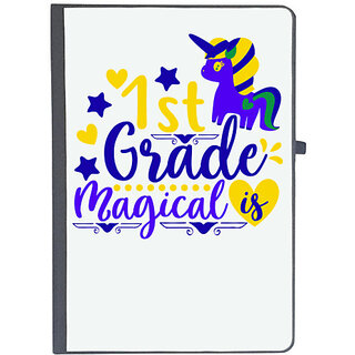                       UDNAG Ruled Notebook Diary '1st Grade | 1st grade magical', [A5 80Pages 80GSM]                                              