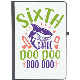                       UDNAG Ruled Notebook Diary 'School Teacher | 6th grade doo doo', [A5 80Pages 80GSM]                                              