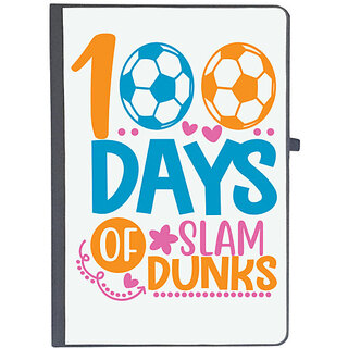                       UDNAG Ruled Notebook Diary 'Slam dunks | 100 days of slam dunks', [A5 80Pages 80GSM]                                              