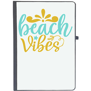                       UDNAG Ruled Notebook Diary 'Beach | BEACH VIBES', [A5 80Pages 80GSM]                                              