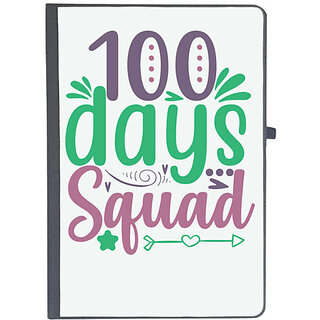                       UDNAG Ruled Notebook Diary 'Squade | 100 days squad', [A5 80Pages 80GSM]                                              