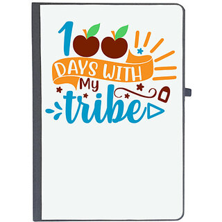                       UDNAG Ruled Notebook Diary 'Tribe | 100 days with my tribe', [A5 80Pages 80GSM]                                              