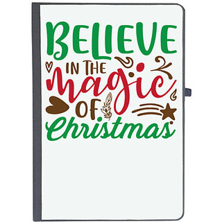                       UDNAG Ruled Notebook Diary 'Christmas | believe in the magic christmas', [A5 80Pages 80GSM]                                              
