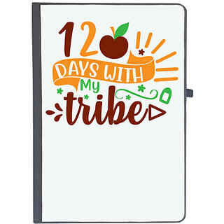                       UDNAG Ruled Notebook Diary 'Tribe | 120 days with my tribe', [A5 80Pages 80GSM]                                              