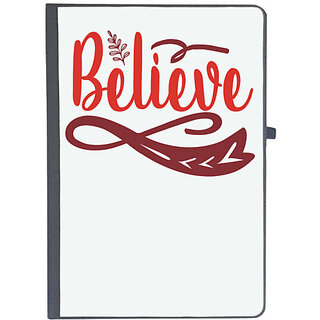                       UDNAG Ruled Notebook Diary 'Believe | believee', [A5 80Pages 80GSM]                                              