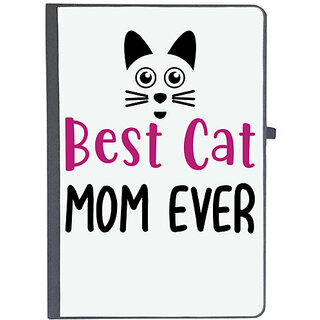                      UDNAG Ruled Notebook Diary 'Mom | Best cat', [A5 80Pages 80GSM]                                              