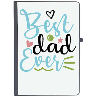                       UDNAG Ruled Notebook Diary 'Dad Father Pappa | Best dad ever', [A5 80Pages 80GSM]                                              