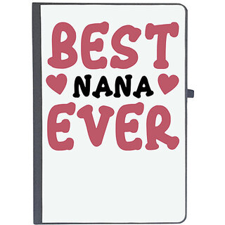                       UDNAG Ruled Notebook Diary 'Nana | BEST NANA EVER', [A5 80Pages 80GSM]                                              