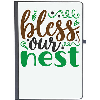                       UDNAG Ruled Notebook Diary 'Nest | blese our nest', [A5 80Pages 80GSM]                                              