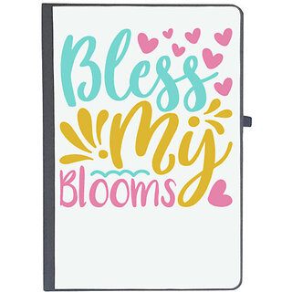                       UDNAG Ruled Notebook Diary 'Blooms | Bless my blooms', [A5 80Pages 80GSM]                                              