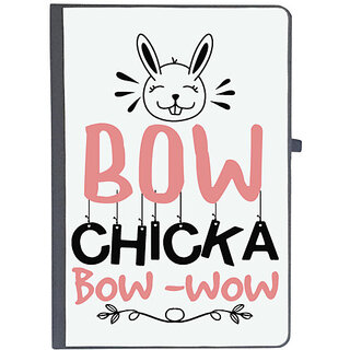                       UDNAG Ruled Notebook Diary 'Chicka | bow chicka bow wow', [A5 80Pages 80GSM]                                              