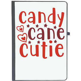                      UDNAG Ruled Notebook Diary 'Candy | candy cane cutie', [A5 80Pages 80GSM]                                              
