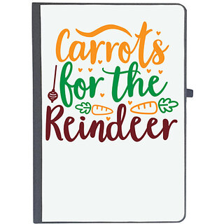                       UDNAG Ruled Notebook Diary 'Reindeer | carrots for the reindeer', [A5 80Pages 80GSM]                                              