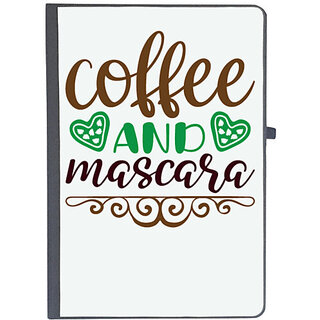                       UDNAG Ruled Notebook Diary 'Coffee Maskara | coffee and mascara', [A5 80Pages 80GSM]                                              