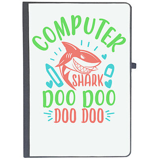                       UDNAG Ruled Notebook Diary 'Computer | computer shark doo doo', [A5 80Pages 80GSM]                                              