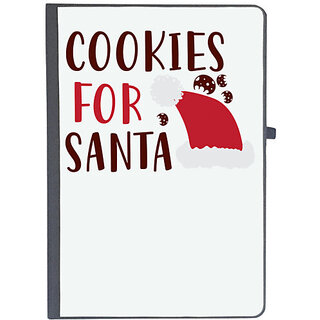                       UDNAG Ruled Notebook Diary 'Christmas Santa | cookies for santa', [A5 80Pages 80GSM]                                              
