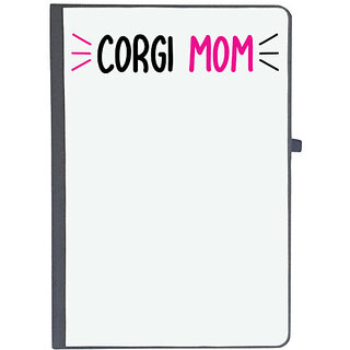                       UDNAG Ruled Notebook Diary 'Mom | CORGI MOM', [A5 80Pages 80GSM]                                              