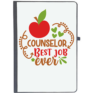                       UDNAG Ruled Notebook Diary 'Counselor | counselor best job ever', [A5 80Pages 80GSM]                                              