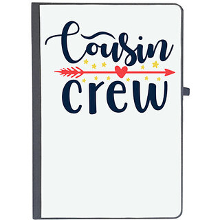                       UDNAG Ruled Notebook Diary 'Cousin | cousin crew', [A5 80Pages 80GSM]                                              