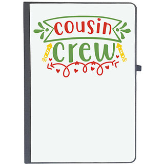                       UDNAG Ruled Notebook Diary 'Cousin | cousin creww', [A5 80Pages 80GSM]                                              