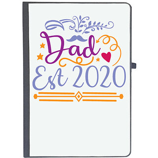                       UDNAG Ruled Notebook Diary 'Dad Father | Dad, est 2020', [A5 80Pages 80GSM]                                              