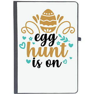                       UDNAG Ruled Notebook Diary 'Easter | egg hunt is on', [A5 80Pages 80GSM]                                              