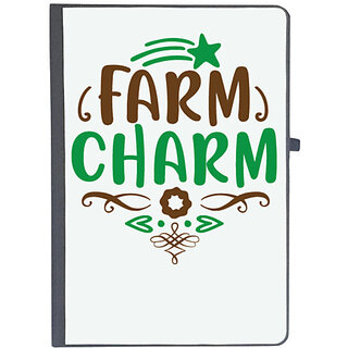                       UDNAG Ruled Notebook Diary 'farm charm', [A5 80Pages 80GSM]                                              