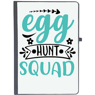                       UDNAG Ruled Notebook Diary 'Easter | egg hunt squaddd', [A5 80Pages 80GSM]                                              