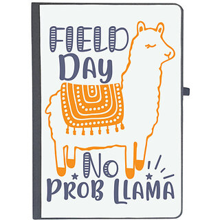                       UDNAG Ruled Notebook Diary 'field day no prob llama', [A5 80Pages 80GSM]                                              