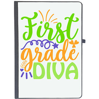                       UDNAG Ruled Notebook Diary 'Teacher | first grade diva', [A5 80Pages 80GSM]                                              