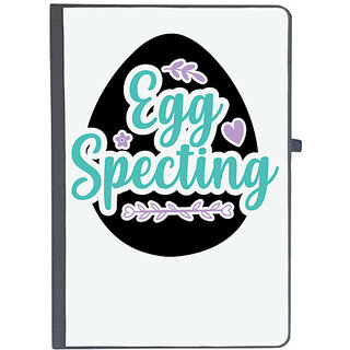                       UDNAG Ruled Notebook Diary 'egg specting | egg specting', [A5 80Pages 80GSM]                                              