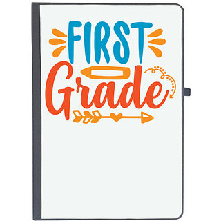                       UDNAG Ruled Notebook Diary 'School Teacher | first grade', [A5 80Pages 80GSM]                                              