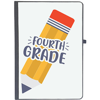                       UDNAG Ruled Notebook Diary 'School Teacher | fourth gradee', [A5 80Pages 80GSM]                                              