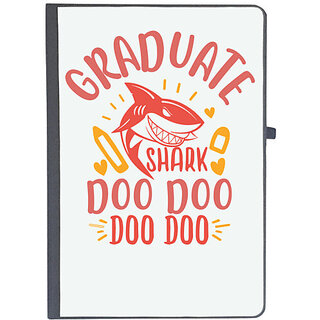                       UDNAG Ruled Notebook Diary 'Shark | graduate shark doo doo', [A5 80Pages 80GSM]                                              