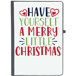                       UDNAG Ruled Notebook Diary 'Christmas Santa | have yourself a merry little christmas', [A5 80Pages 80GSM]                                              