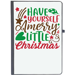                       UDNAG Ruled Notebook Diary 'Christmas Santa | have yourself amerry little christmas', [A5 80Pages 80GSM]                                              