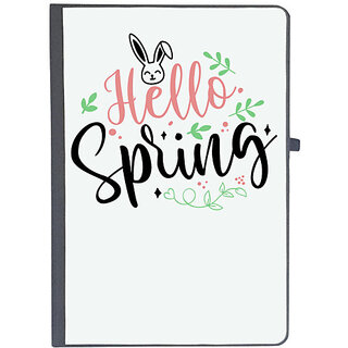                       UDNAG Ruled Notebook Diary 'Spring | hello spring', [A5 80Pages 80GSM]                                              