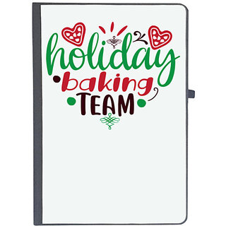                       UDNAG Ruled Notebook Diary 'holiday | holiday baking team', [A5 80Pages 80GSM]                                              