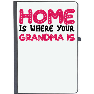                       UDNAG Ruled Notebook Diary 'Gradma | HOME IS WHERE YOUR GRANDMA IS', [A5 80Pages 80GSM]                                              